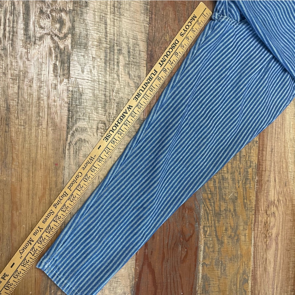 Vintage 1970’s Jeans Shades women’s size 11 striped mom jeans 100% Cotton - Picture 7 of 13